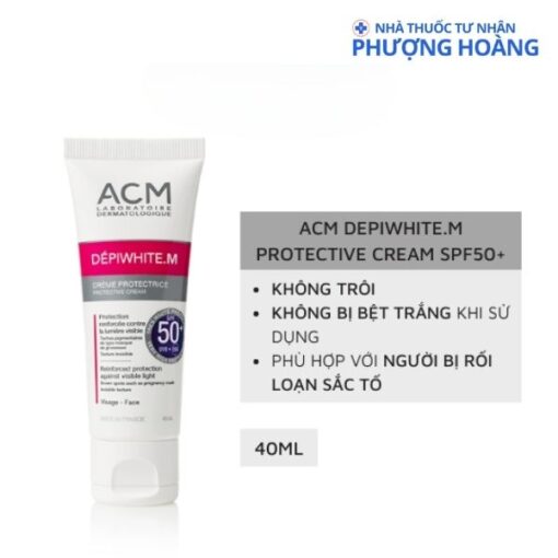 Kem chống nắng cho da sạm nám ACM Depiwhite.M Protective Cream