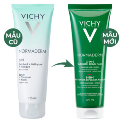 Kem & Mặt nạ tẩy tế bào chết Vichy Normaderm 3in1 (125ml)