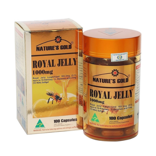 Sữa ong chúa Nature's Gold Royal Jelly 1000mg