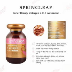 Viên uống SpringLeaf Inner Beauty Collagen 6in1