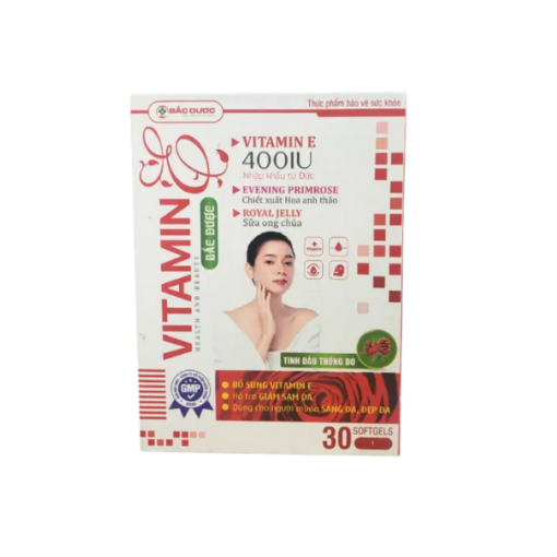 Vitamin E 400IU Bắc Dược