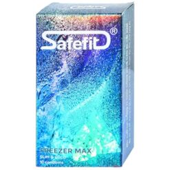 Bao cao su Safefit Freezer Max S52 gel làm mát, kéo dài thời gian (10 cái)