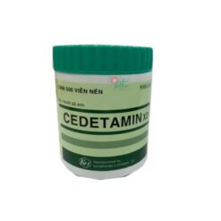 Cedetamin Xd kháng viêm, giảm dị ứng (hộp 500 viên)