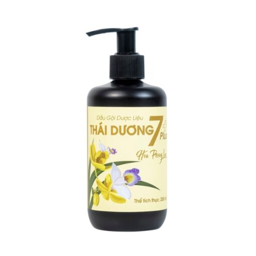 Dầu gội dược liệu Thái Dương 7 Plus hỗ trợ phục hồi tóc (chai 100ml)