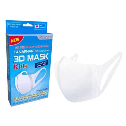 Khẩu trang trẻ em Tanaphar 3D Mask Kids (Hộp/ 10 cái)