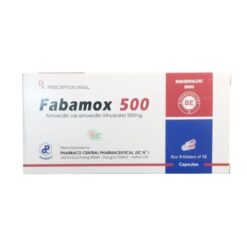 Thuốc Fabamox 500mg điều trị nhiễm khuẩn (hộp 60 viên)