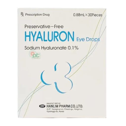 Thuốc nhỏ mắt Hyaluron Eye Drops điều trị khô mắt (hộp 30 ống)