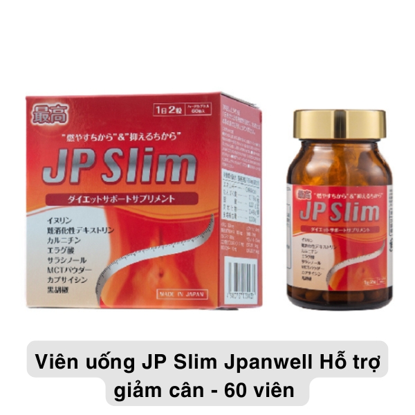 Viên uống JP Slim Jpanwell Hỗ trợ giảm cân - 60 viên 